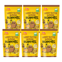 하루견과 넛츠홀릭 허니버터 아몬드 180g, 6개