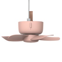 천장 실링팬 캠핑 실링기 실내환기장치 복층인테리어 호주 루프팬 씰링팬 USB 리모콘 포함, USB플러그(3m선길이)-핑크