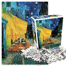 학산문화사 명화 직소퍼즐 150pcs 밤의 카페테라스, 혼합, 150피스