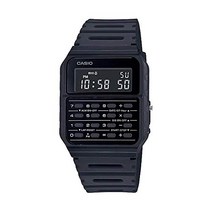 CASIO 카시오 스탠다드 CA-53WF-1B 손목시계 맨즈 레이디스 키즈 아이 소년 소녀 치프 카시오 칩카시 디지털 날짜 데이터 뱅크 커리큘레이터 블랙 블랙 해외 모델