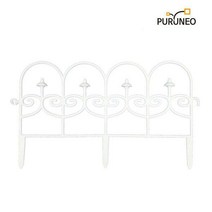 푸르네오 아치형 조립식 화단울타리 정원울타리 화이트, 정원울타리(아치형/화이트)/낱개1개