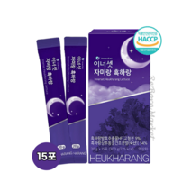 자미랑 흑하랑 상추 발효 추출 테아닌 락투신 수면 숙면 음료 차 15포, 1개