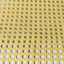 지팡이 의자 접이식 휴대용 노인 18 Inch (About 45 Cm) Wide Rattan Woven Tape Open Grid Cane For Furni, 02 yellow