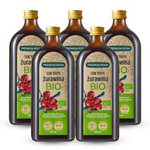 프리미엄로사 유기농 크랜베리 원액, 500ml, 5개