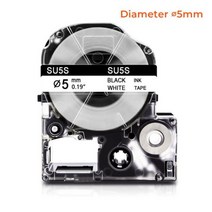 EPSON 열 수축 튜브 테이프 SU5S SU11S SU5Y SU11Y SU3Y SU3W 엡손 라벨 프린터 LW300 LW400 LW500 LW700