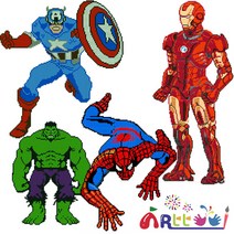 초대형 디폼블럭 영웅 어른용 대형 특대형 인테리어 효과 쑥쑥블럭, 8mm, 강철맨