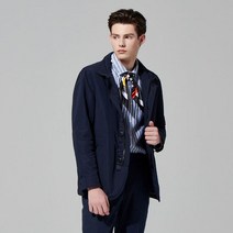 엠보스 탈부착 신슐레이트 라이너 포켓 배색 점퍼 AMOT20106