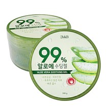 3WB 알로에 수딩젤 300ml 2개 대용량 수딩겔 수분 진정 미백 알로에베라