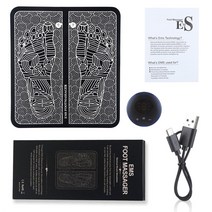 마사지의자 마사지베드 마사지기계 소형안마의자 Ms.Dear-EMS 발 마사지 매트 6 모드 9 단계 전기 펄스, 01 Foot Massage Mat, 01 Foot Massage Mat