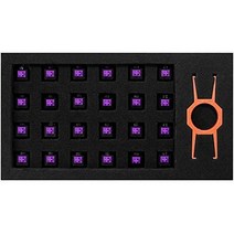 일본직발송 3. EPICGEAR 교환용 키스위치 EG SWITCH PURPLE 24 PACK 스위치감이 강한 택타일 타입 EGKFE1-