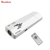 스틱PC 디지털 usb 2.0 아날로그 tv 스틱 전세계 tv 튜너 수신기 fm 라디오 pc 노트북 용 원격 제어 215, 원래 상자 없이, 배터리, with original box - Without ba