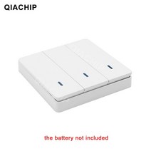 IOT스위치 자동 스위치 tuya wifi smart life light switch rf433 remote control wall panel 무선 릴레이 수신기 110v, 3 갱