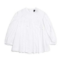 SIMONE ROCHA 시몬로샤 여성 브로더리 앙글레이즈 블라우스 화이트 5086T0109
