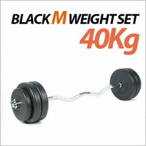 [미니멈룩]역기 전용세트 40Kg 블랙M, 소봉