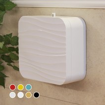 점보롤케이스 화이트 디자인 디스펜서 롤 휴지 걸이, 디자인점보케이스-화이트, 1, 1개