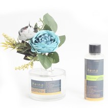 아도라하우스 레이나퍼퓸 장미와동백 투명 플라워디퓨저 150ml, 청포도