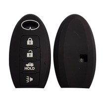 카포카 인피니티 4버튼 스마트키 실리콘케이스 키홀더, Type 1_블랙