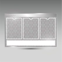 서아기획 강화 유리 3구 게시판, 샘플 1번