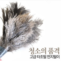 먼지 틈새 미니 털이 떨이개 털이개 청소기 제거기 미세먼지 제거 타조깃털 타조털, 1개