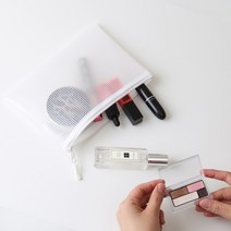 단순생활 EVA 메쉬파우치 화이트A5, 단품