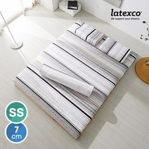벨기에 LATEXCO 프리스티지 7존 라텍스 토퍼매트리스 풀구성 SS