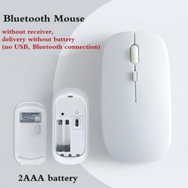 2.4Ghz 무선 마우스 게이머 컴퓨터 PC 게임용 USB 수신기 포함 윈도우 7/2000/XP/비스타 용 노트북 액세서리, Wh 및 L 러프 패드