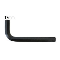 스패너 에이트 L육각렌치 규격 17mm 흑색, 색상:[색상]본상품