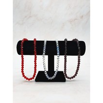 8mm 블링블링 크리스탈비즈 목걸이