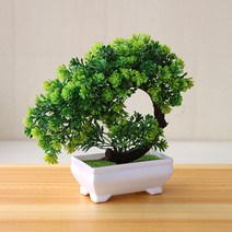 들꽃화방 데스크탑 장식 조화 개인책상 탁상화분 사무실책상 작은조화화분, 03 로터스 그린
