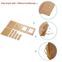 휴대용오실로스코프 휴대용 오실로스코프 2in 1 저항 채널 발생기 키트 전류 장치, Only shell