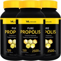3병 마이라이프 퓨어 프로폴리스 2500 mg 120야채캡슐