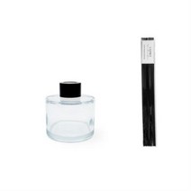 아제르퍼시픽 레스쁘리 투명 라운드 병 100ml + 디퓨저 블랙스틱 10p, 혼합 색상