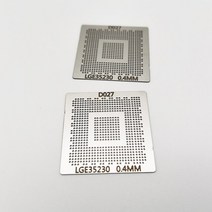 핸드폰수리 핸드폰 수리도구 LGE35230 BGA 직접 가열 스텐실 LCD 칩 Reballing Tin 0.4mm, 01 LGE35230 35230