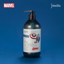 제이멜라 마블 캡틴아메리카 우드 앤 솔트 퍼퓸 바디워시 1000ml, 3개