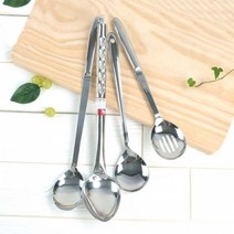 뷔페스푼모음전 스텐 뷔페수저 다대스푼 써빙스푼, 03. 스텐 뷔페스푼, 타공 대