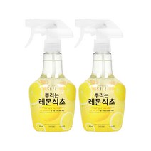 세이프 뿌리는 레몬식초 다목적세제, 2개, 400ml