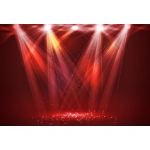 Laeacco레드 커튼 무대 조명 서커스 텐트 아기 생일 파티 사진 배경 포토존 스튜디오, Thin Cloth 300x200cm+NBK11836