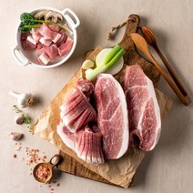 국내산 돼지 뒷다리살 500g [냉장] 구이 보쌈 제육볶음고기 흙향돈한우, 찌개용 (깍뚝썰기), 1개