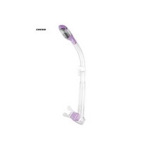 mp 센터 스노클 마스크 추천Cressi드라이 실리콘 스노클링 유연한 호흡 튜브 스쿠버 수영 장비, 04 Lilac