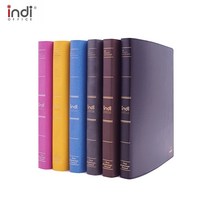 40매 A4 가띠 가죽 링 클리어 파일 서류화일철 파일, 청색