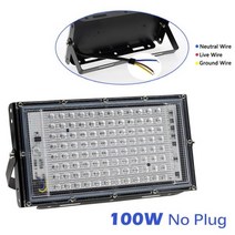 정원 보안 공장 투광 야외 공원 잔디 가로등 경관조명 50W/100W UV LED 조명 IP65 방수 UVC DJ 디스코 무대 야간 램프 바 할로윈 파티, 100w, CHINA
