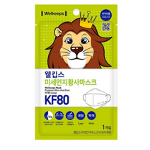 웰킵스 미세먼지 황사 마스크 KF80 대형 30매입, 1box