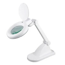 아로 8092L LED 이중렌즈 스탠드 확대경 8배 16배