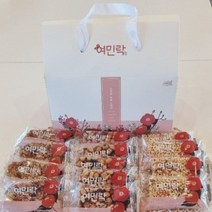 여민락 수제넛바 김오란다 누룽지바 3종 세트 24개입 선물용 호두강정 땅콩강정, 상세페이지 참조