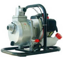 엔진 양수기 1인치 2행정 가벼운 워터 펌프 AW-760P, 흡입호스25MM*50M, 엔진오일선택