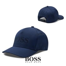 휴고 보스 남녀공용 블루 LASER LOGO 캡 모자