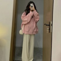 키작은여자옷 일찍이 여성의류 초 스타일리쉬 인싸템 가을옷 눈길을 끄는 코디 키커 보이는 맨투맨 룩 3757337615