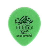 Dunlop - Tortex 티어드롭 0.88mm 물방울 피크(413R.88), 개