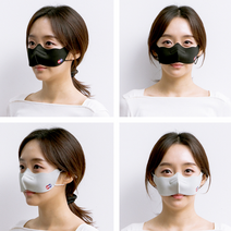 코마스크 코스크 코전용 노즈 빨아쓰는 마스크 식당 카페 비말 비염 코가리개, 블랙