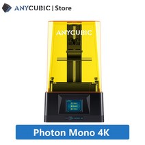 ANYCUBIC-Photon Mono 4K 3D 프린터 LCD 6.23 인치 단색 스크린 고해상도 고속 프린팅 UV 수지 3d 애니큐빅 포톤 모노, [01] PM4K Yellow, 01 PM4K yellow